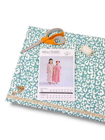 Girls Basic Dress Pattern Size 1
