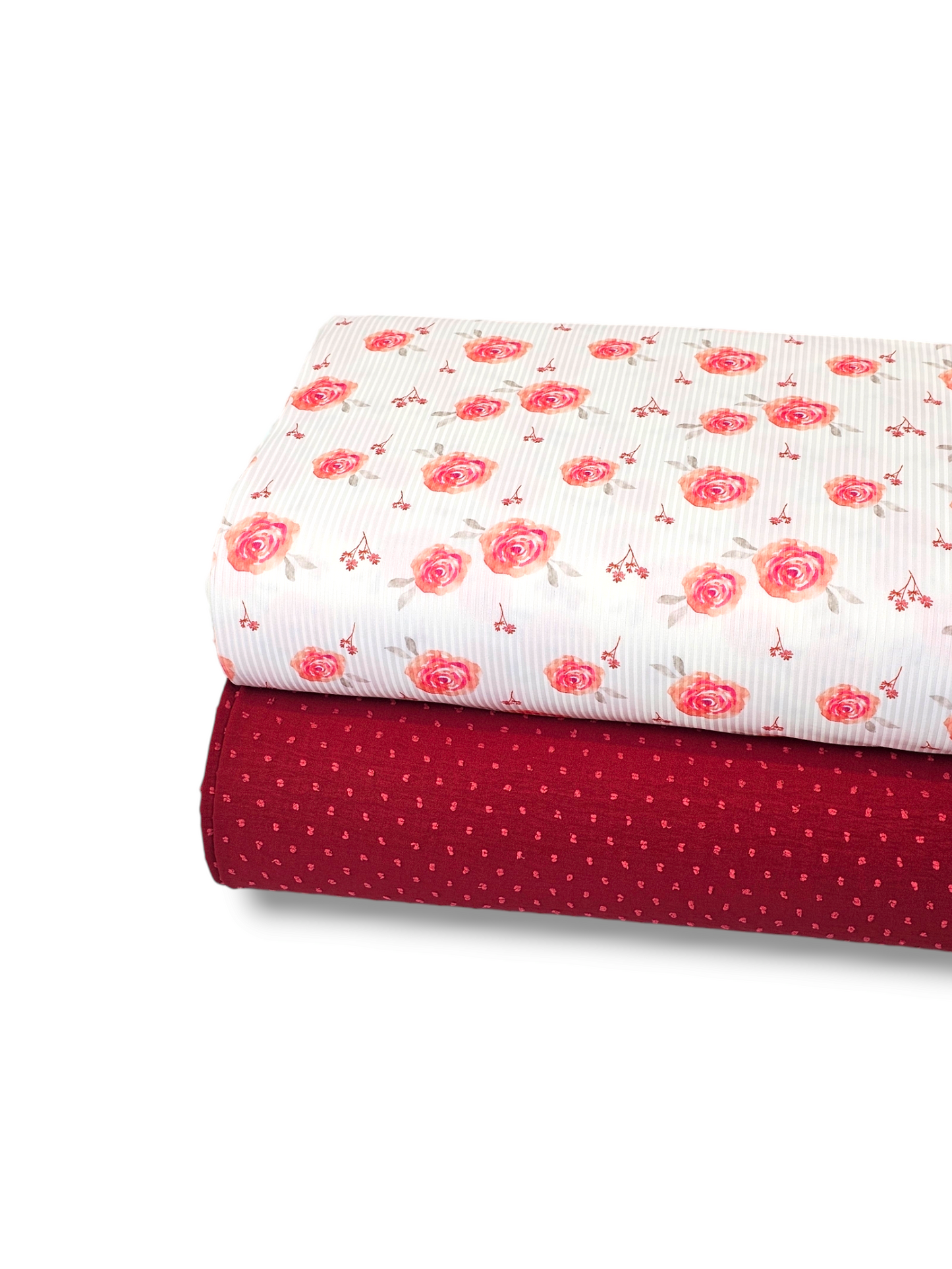 Micro Swiss Dot Red