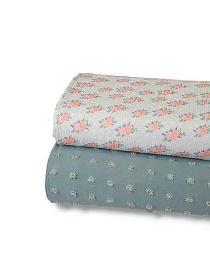 Penny Size Poly Swiss Dot Nevada Sky