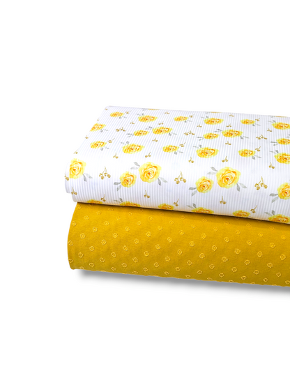 Round Swiss Dot Mustard
