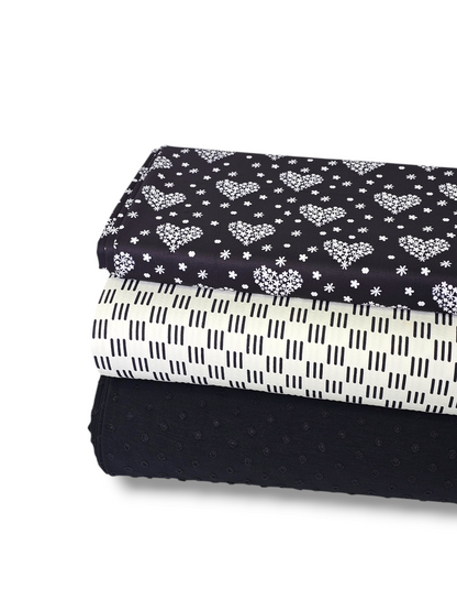 Round Swiss Dot Black 1⅓ Yards
