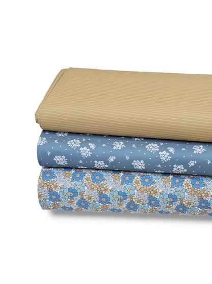* Unique Design * Cloud Poly Wildflower Burst Cornflower