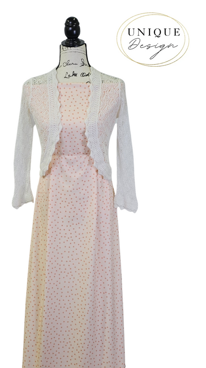 * Unique Design * Poly Slub Petite Petals Blush