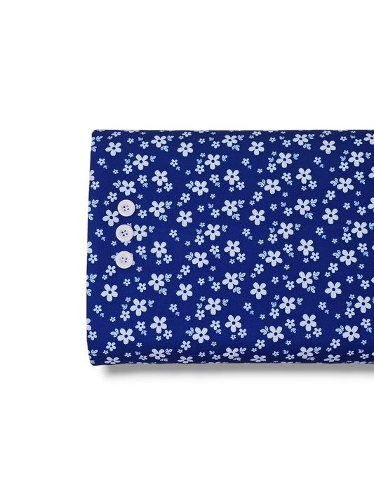 * Unique Design * Cloud Poly Mini Floral Navy