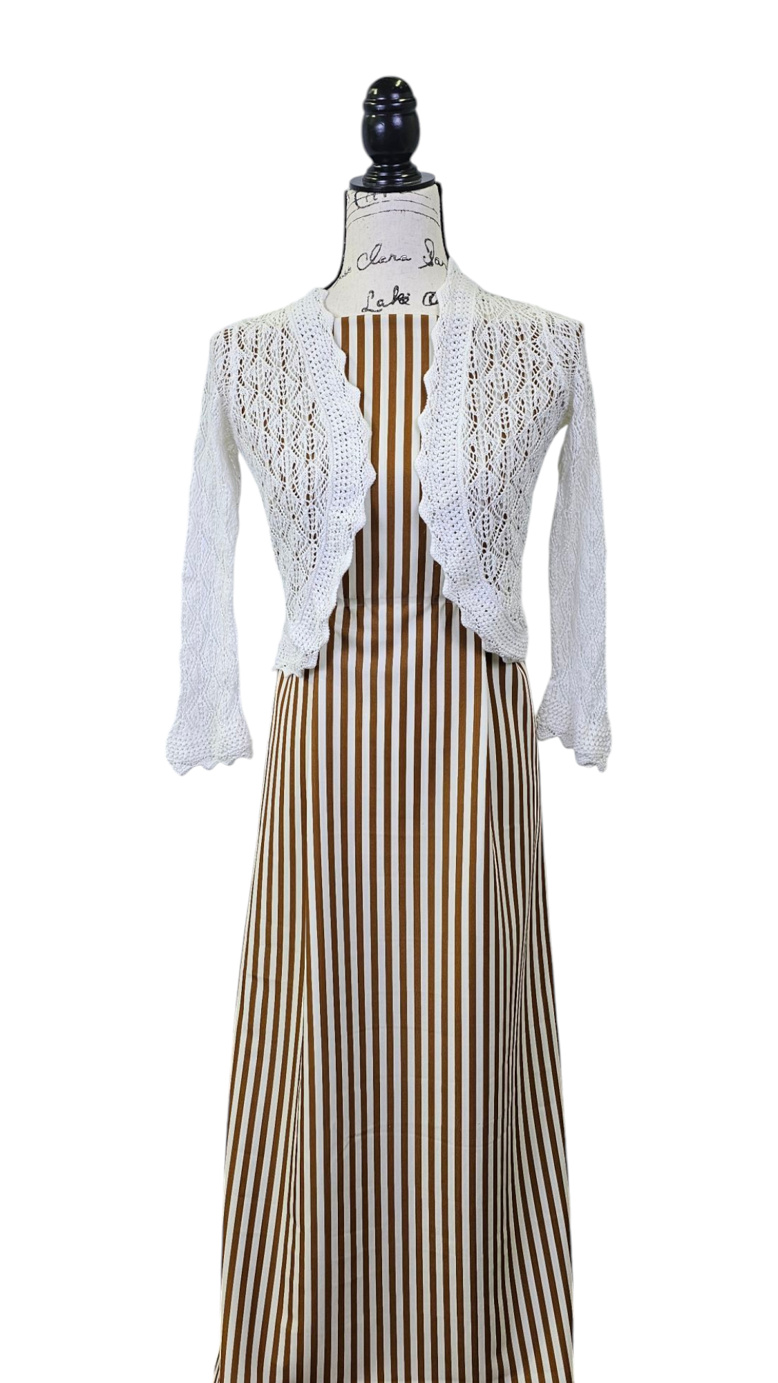 Cloud Poly Vintage Stripe Gingerbread