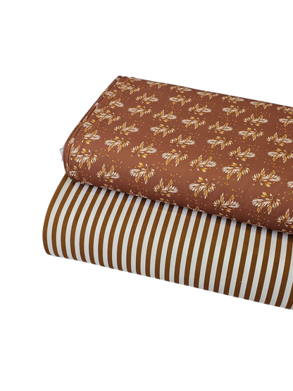 Cloud Poly Vintage Stripe Gingerbread