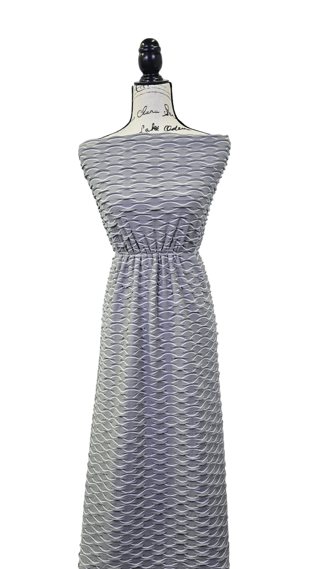 Jacquard Knit Wave Ash
