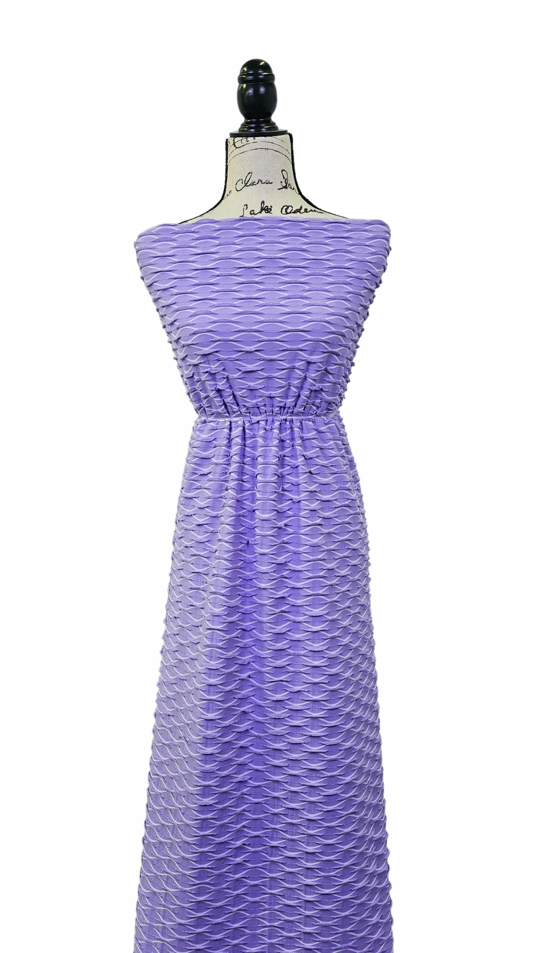 Jacquard Knit Wave Purple Rose