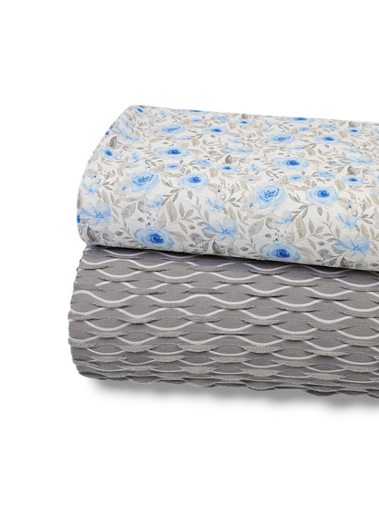 Jacquard Knit Wave Ash