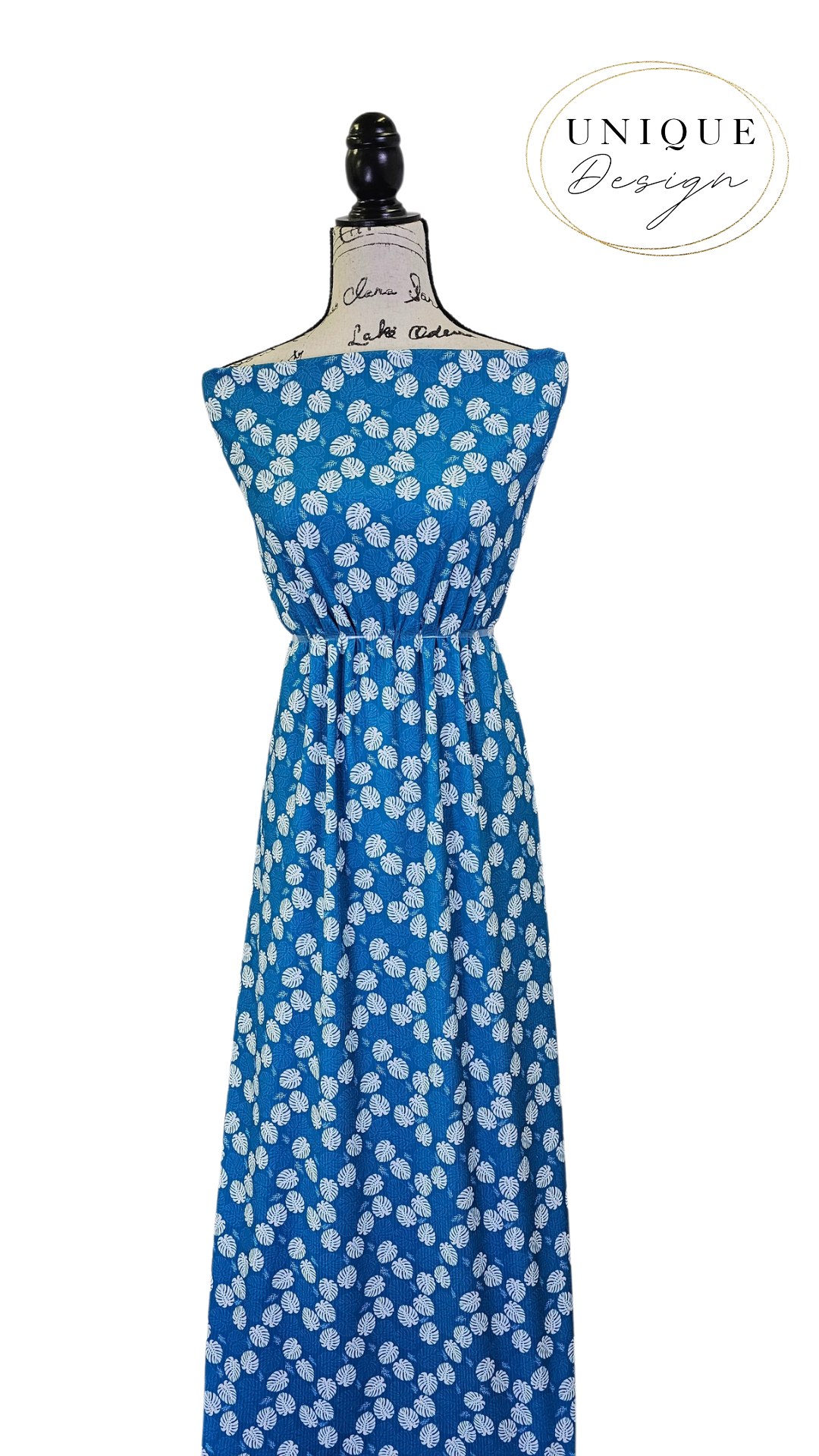 * Unique Design * Willow Ribbed Knit Island Breeze Royal Blue