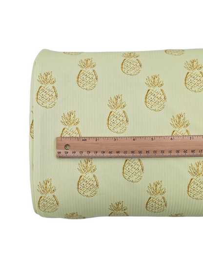 * Unique Design * Willow Ribbed Knit Pineapple Bliss Mint Green