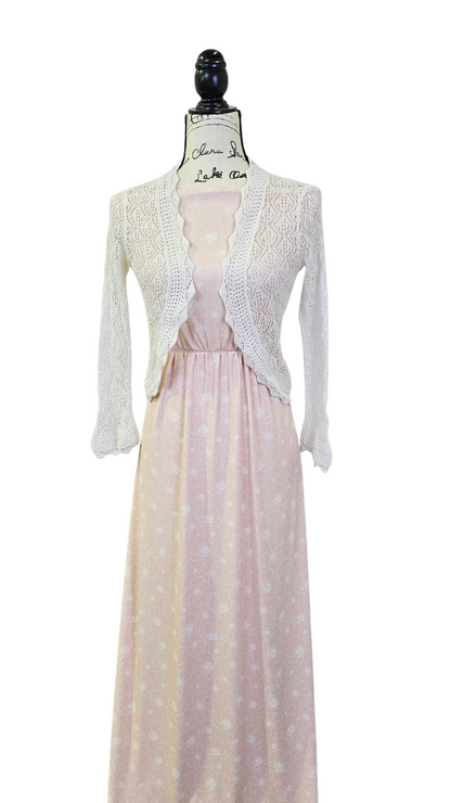 Reign Rib Knit Serene Blooms Soft Blush