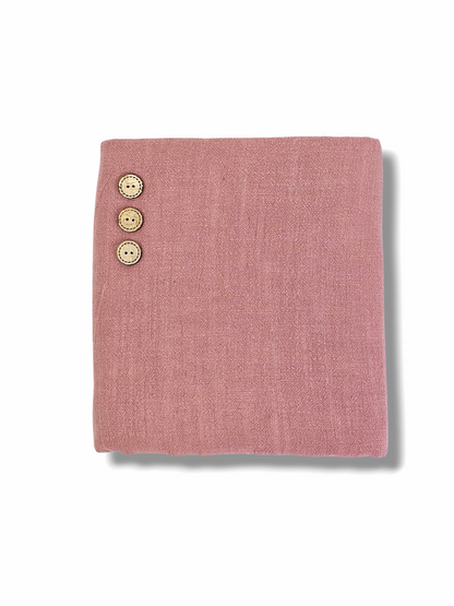 Linen Solid Dark Rose