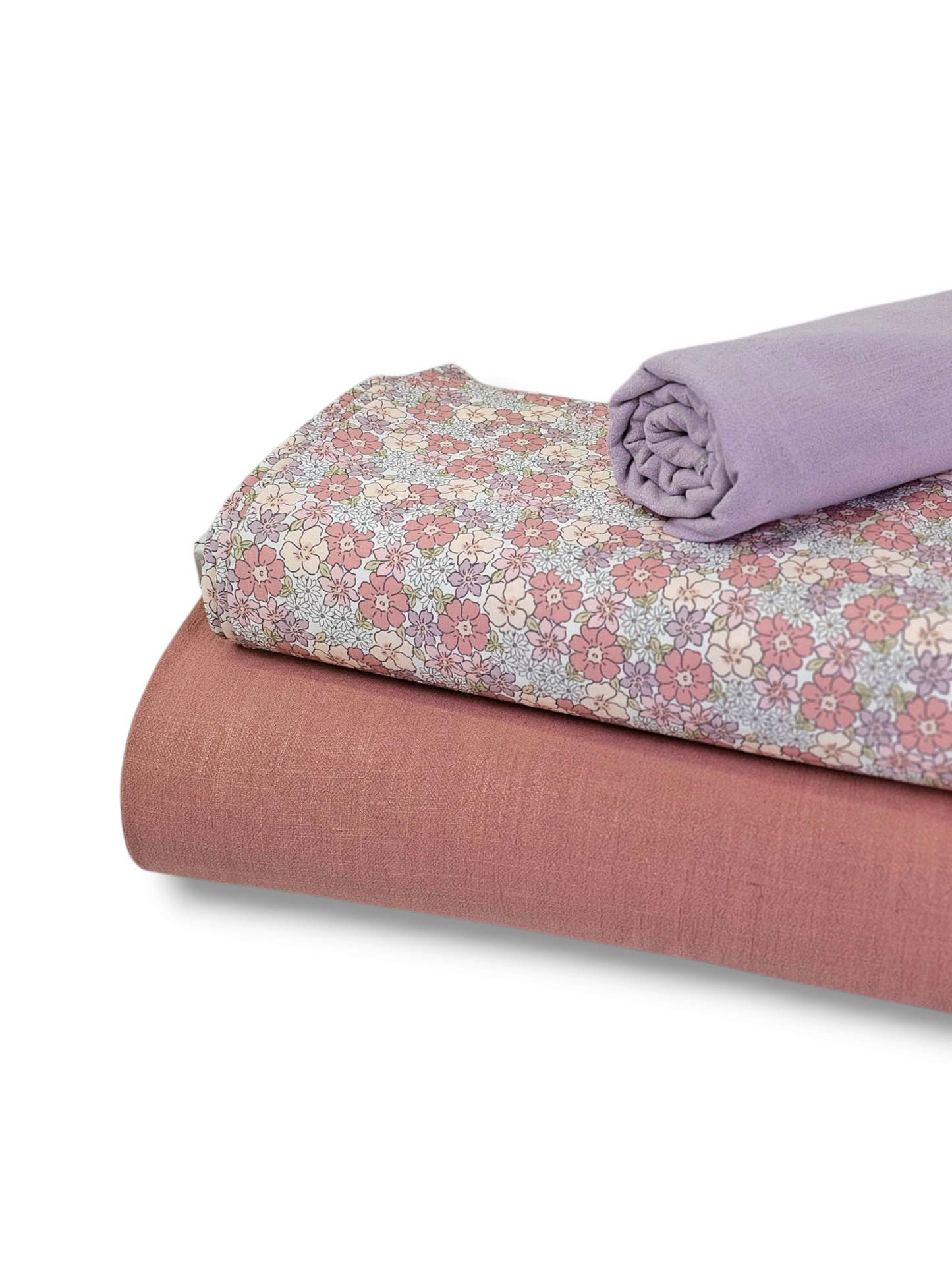 Linen Solid Dark Rose