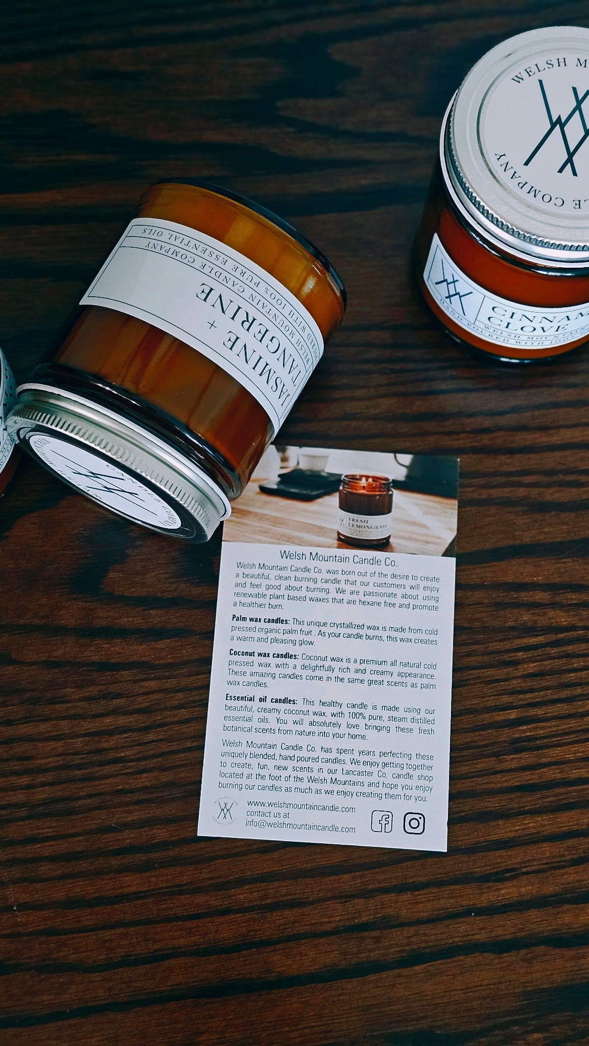 Rose + Geranium Coconut Wax Candle 8 oz.