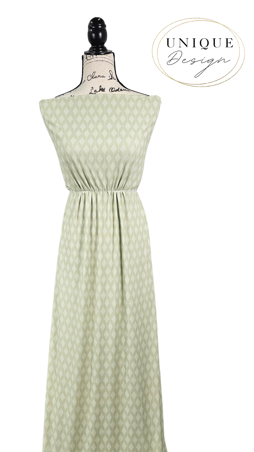* Unique Design * Willow Ribbed Knit Diamond Drift Soft Sage