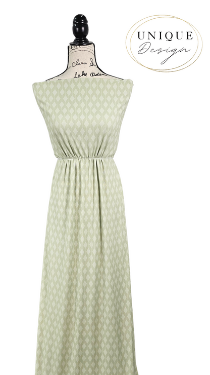 * Unique Design * Willow Ribbed Knit Diamond Drift Soft Sage