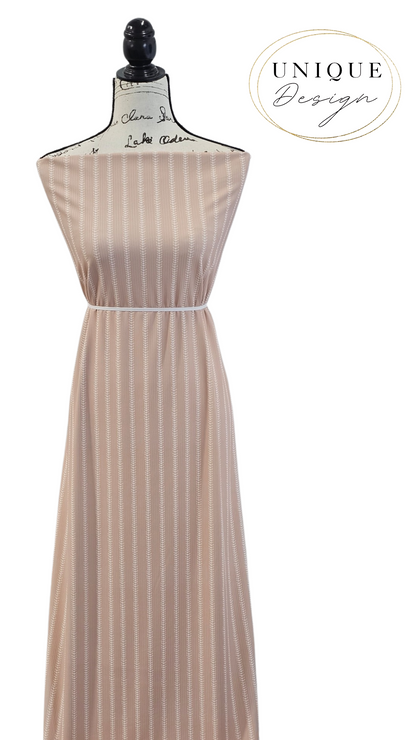 * Unique Design * Willow Ribbed Knit Silken VineTan