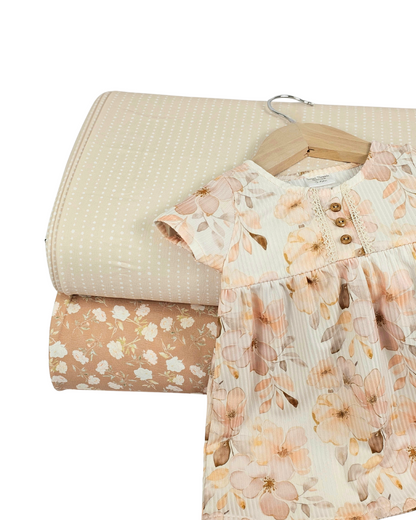 *Unique Design* Cloud Poly Soft Rose Peony Peach