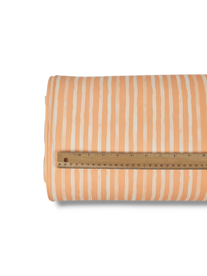 *Unique Design* Willow Ribbed Knit Coastal Stripe Peach