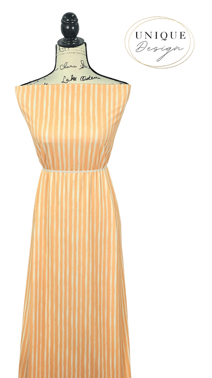 *Unique Design* Willow Ribbed Knit Coastal Stripe Peach