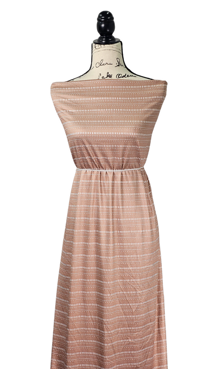 Skye DTY Abstract Dash + Dot Antique Rose