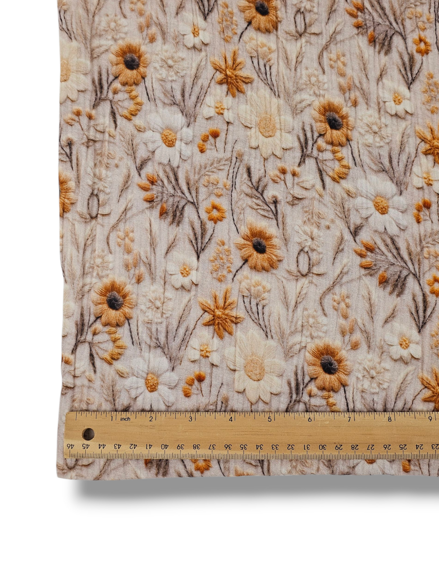 *Unique Design* Cotton Muslin Rustic Weave
