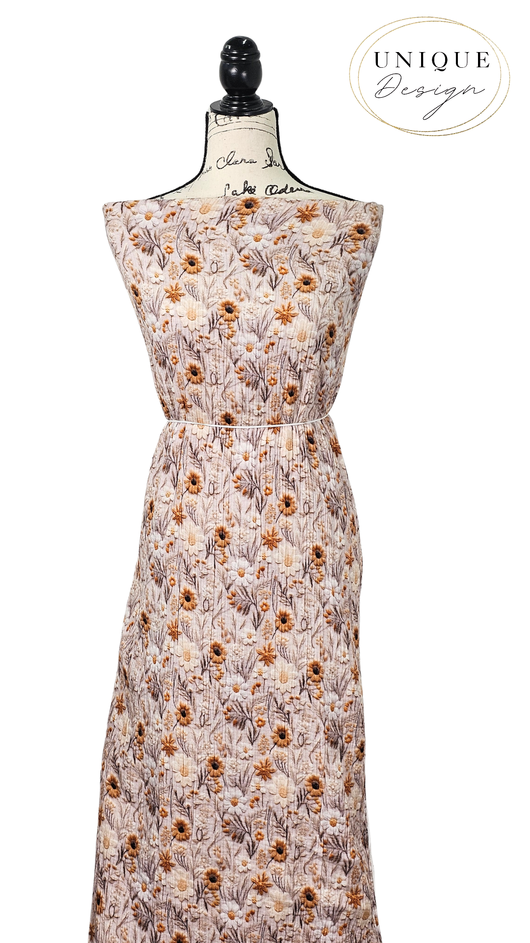*Unique Design* Cotton Muslin Rustic Weave