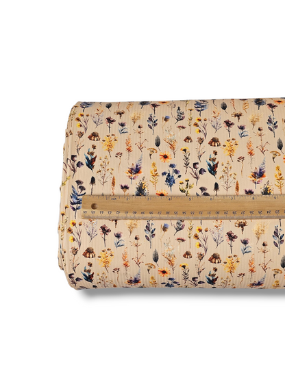 *Unique Design* Willow Ribbed Knit Wildflower Harvest Beige