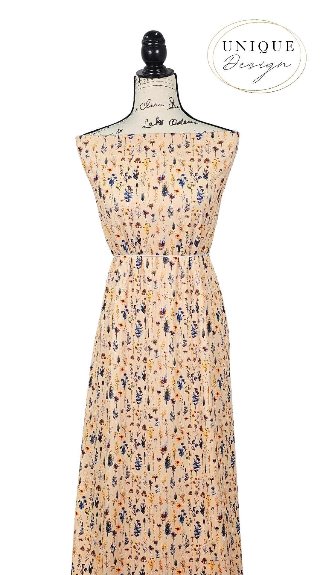 *Unique Design* Willow Ribbed Knit Wildflower Harvest Beige