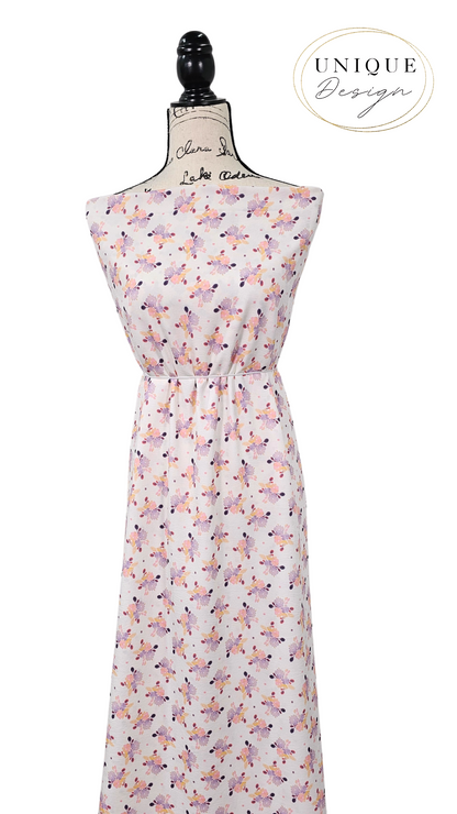 *Unique Design* Cloud Poly Gathered Blooms Lavender