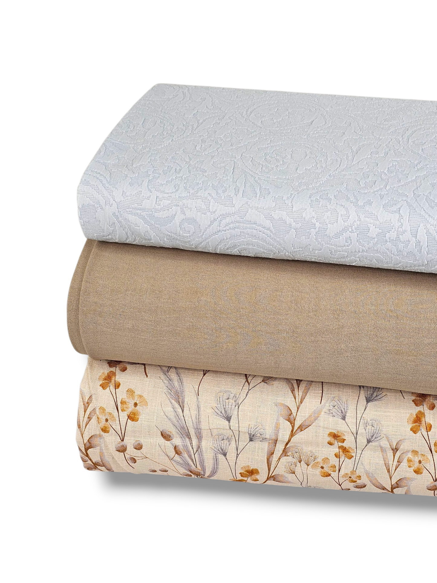 *Unique Design* Linen Wandering Vines Ivory