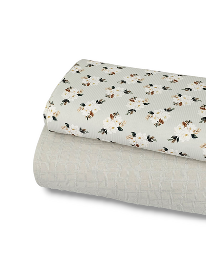 Jacquard Knit Silver Birch