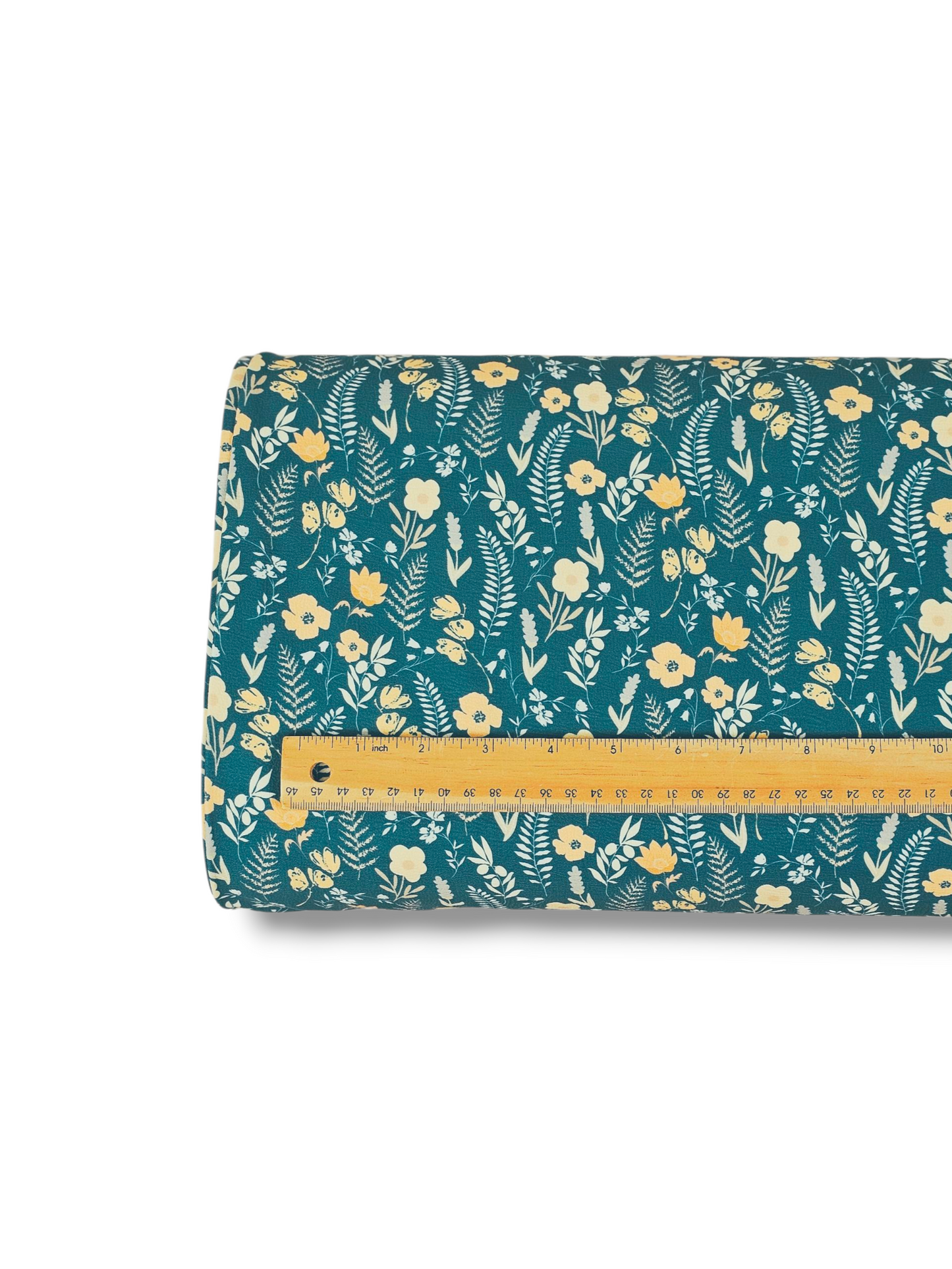 *Unique Design* Cloud Poly Fall Fern Floral Dark Teal