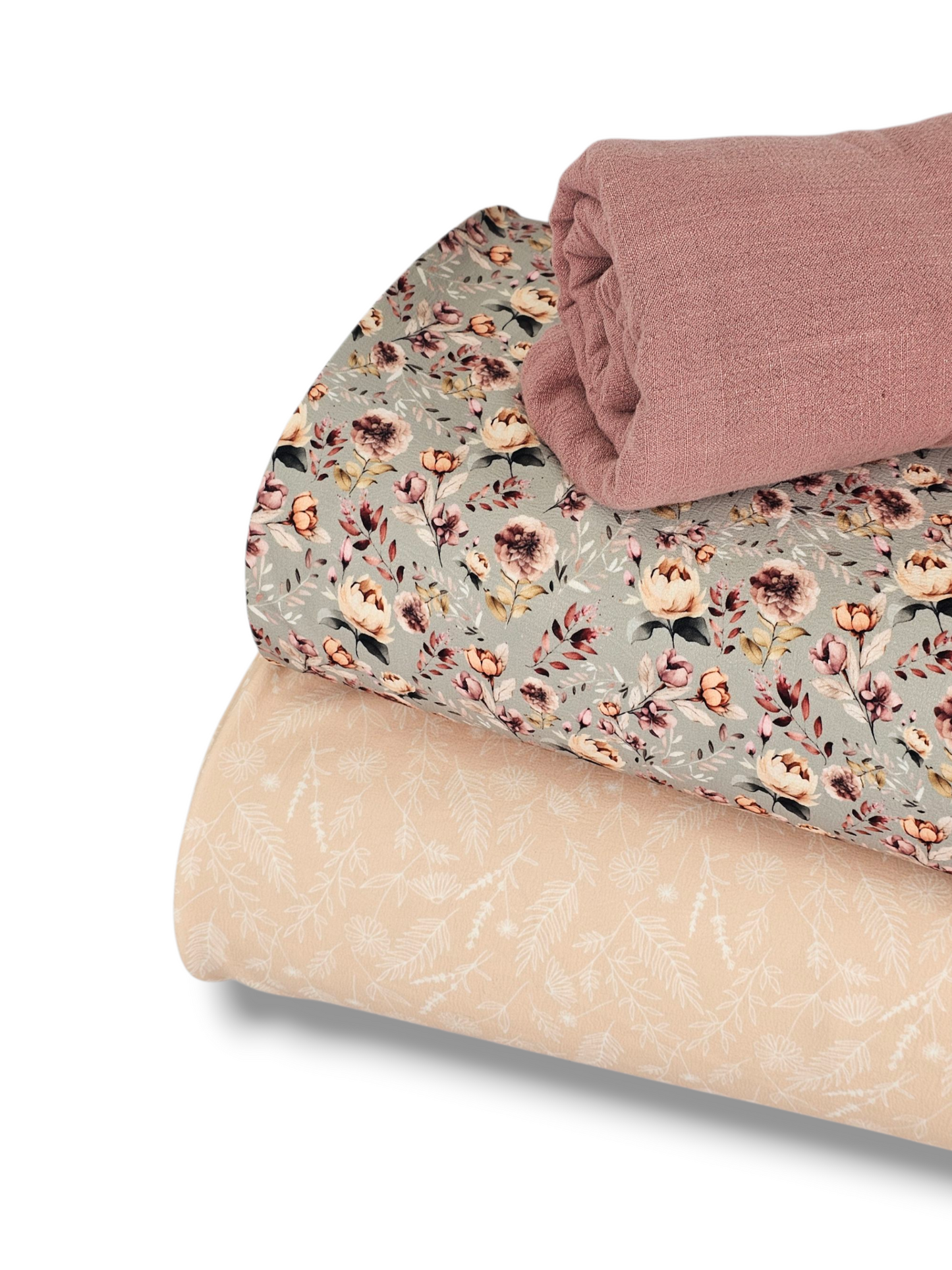 *Unique Design* Cloud Poly Elegant Auburn Floral Sage