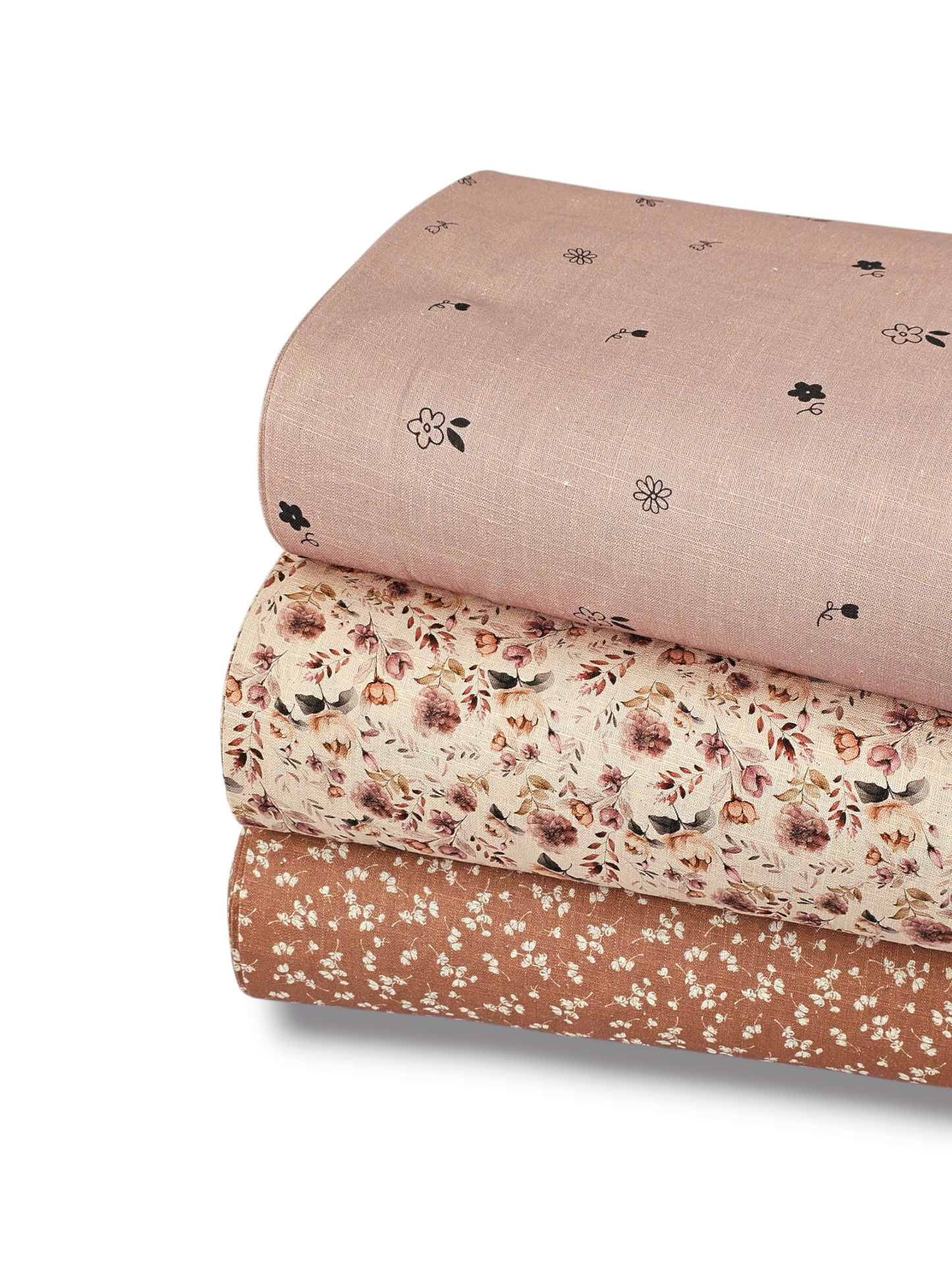 *Unique Design* Linen Daisy Dust Ash Rose