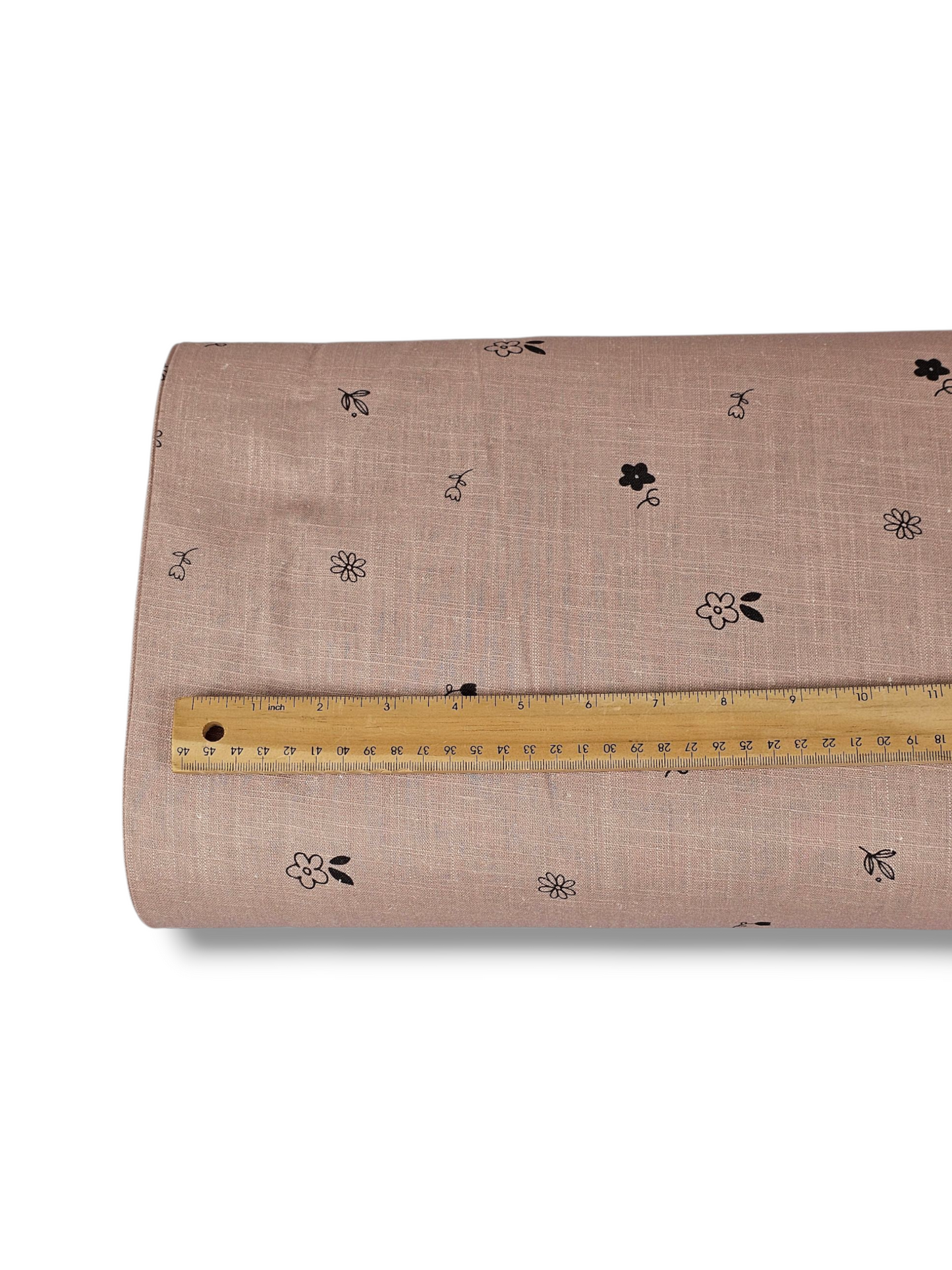 *Unique Design* Linen Daisy Dust Ash Rose