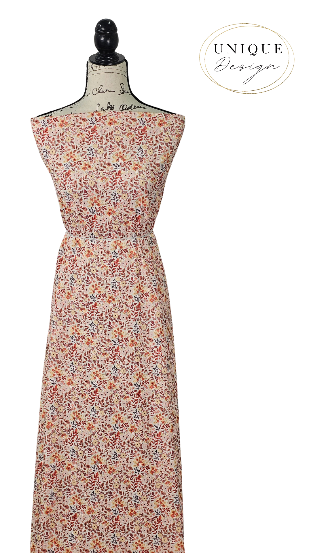*Unique Design* Willow Ribbed Knit Harvest Meadow White