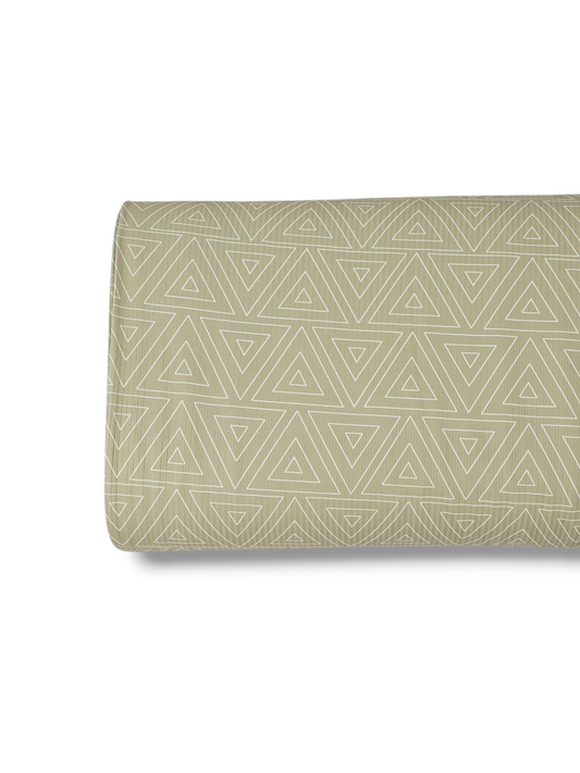 *Unique Design* Willow Ribbed Knit Triangle Array Sage