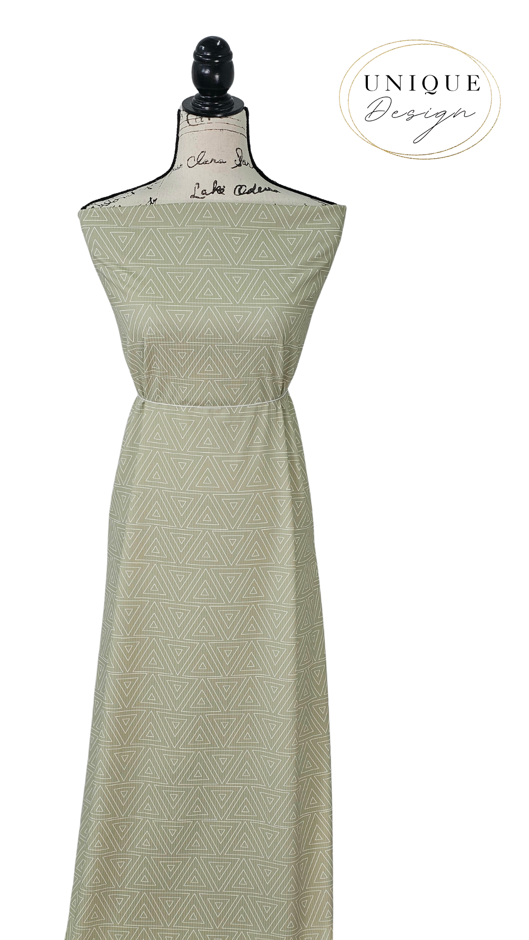 *Unique Design* Willow Ribbed Knit Triangle Array Sage
