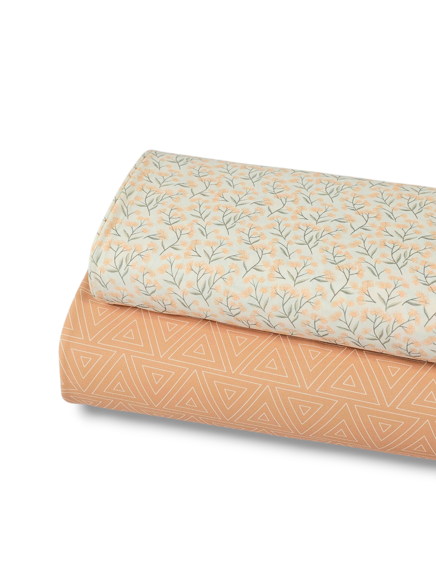 *Unique Design* Cloud Poly Triangle Array Peach