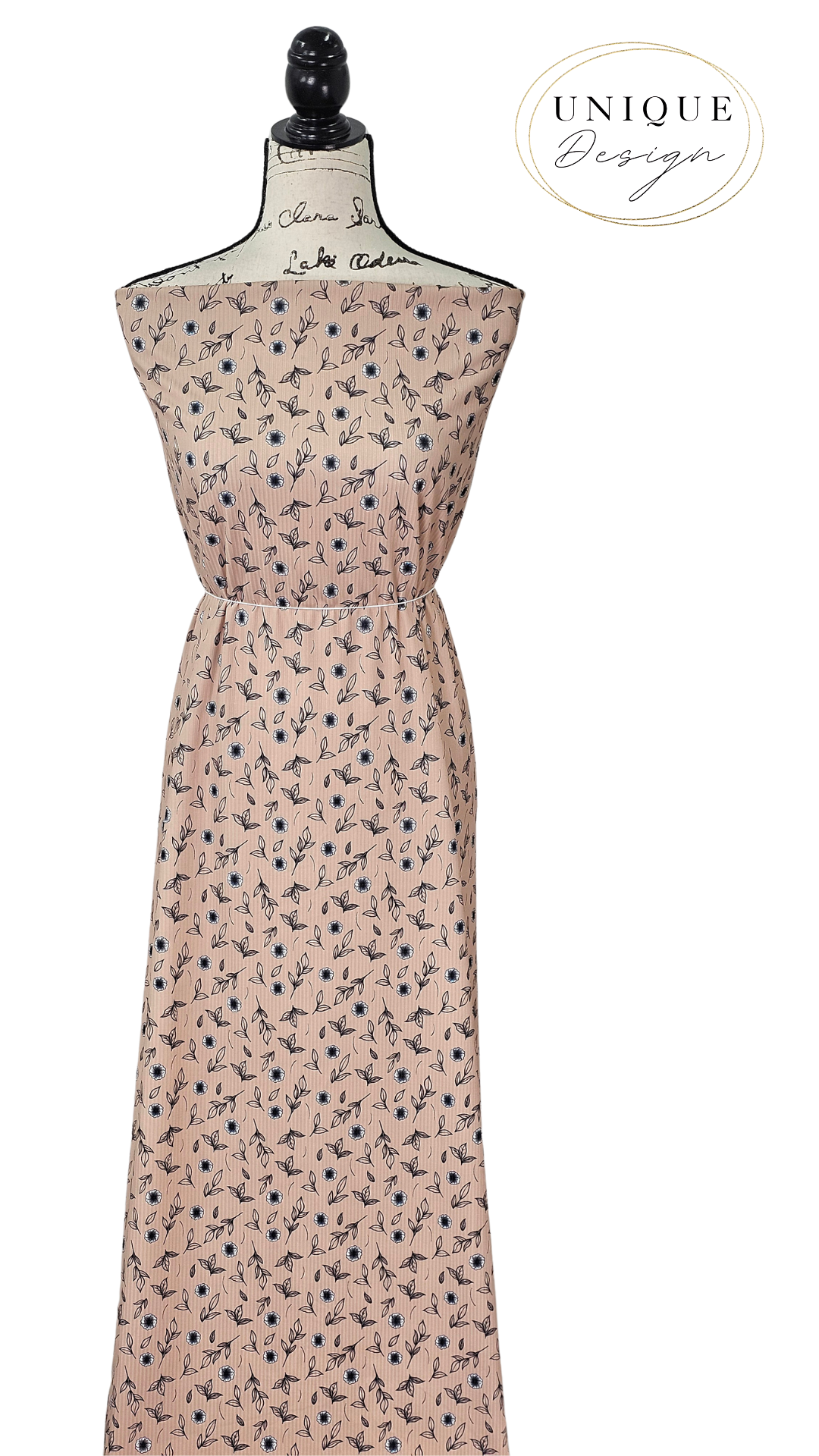 *Unique Design* Willow Ribbed Knit Gentle Grove French Beige