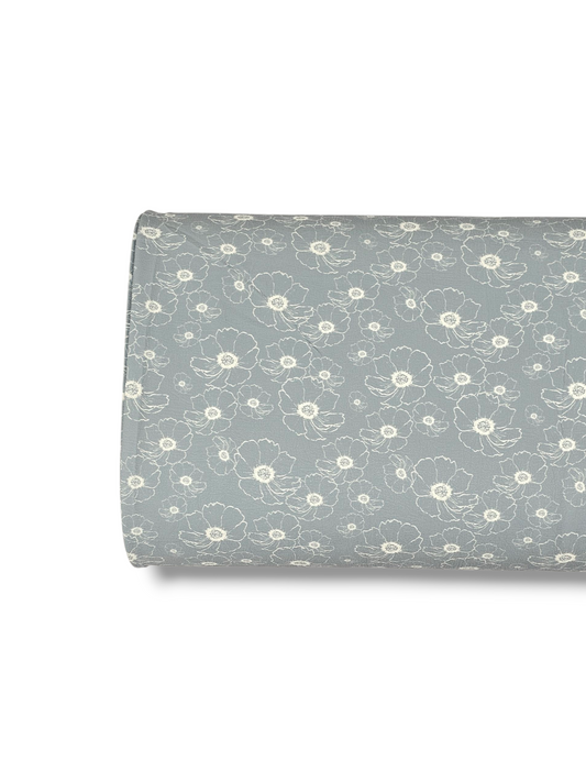 *Unique Design* Cloud Poly Peaceful Poppies Blue