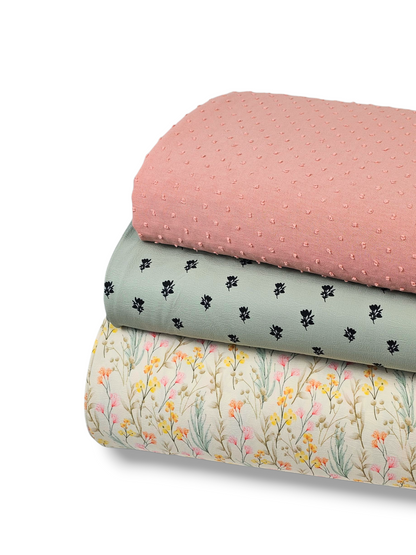 *Unique Design* Cloud Poly Wandering Vines Cream