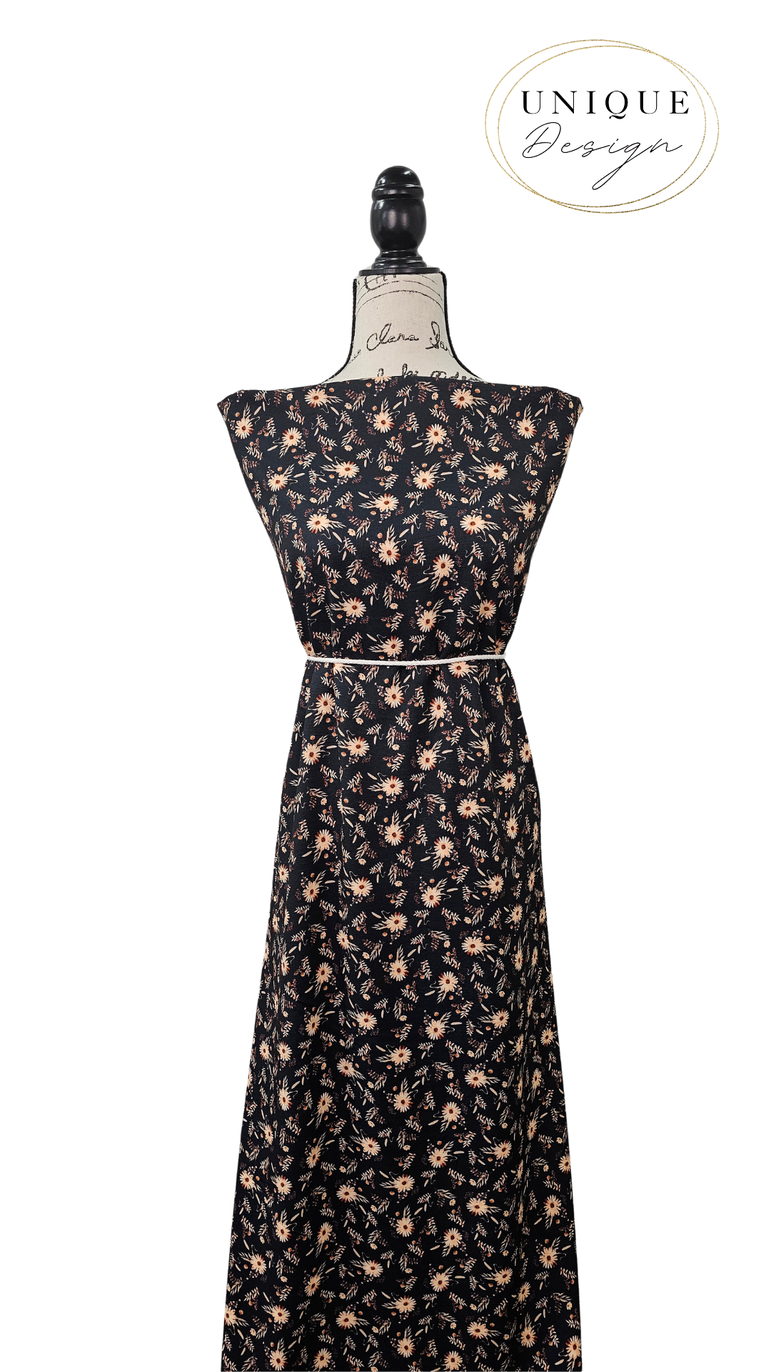 * Unique Design * Cloud Poly Golden Grove Black