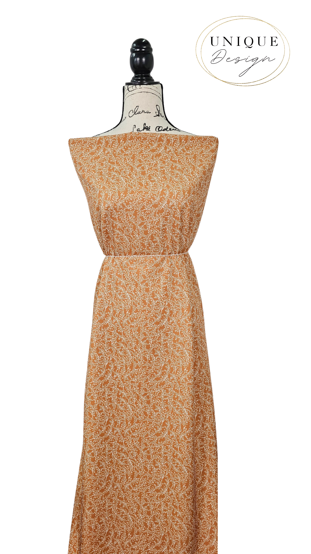 * Unique Design * Cloud Poly Delicate Vine Pale Terracotta