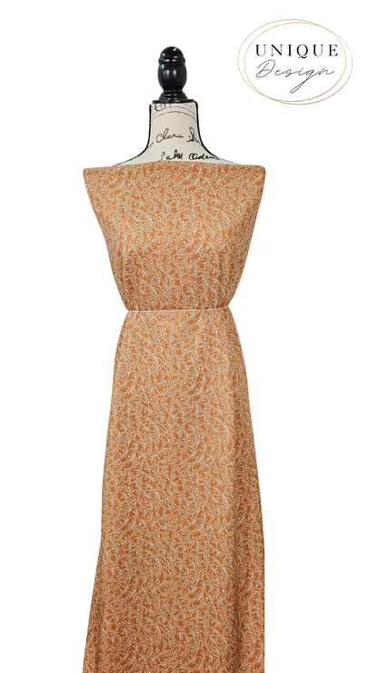 * Unique Design * Cloud Poly Delicate Vine Pale Terracotta