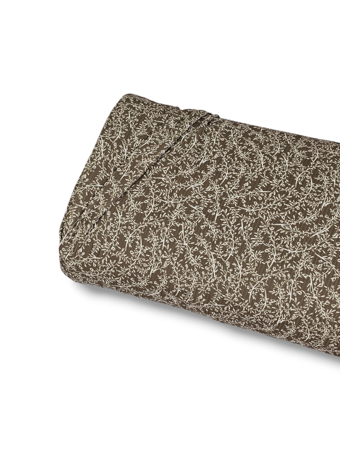 *Unique Design* Willow Ribbed Knit Delicate Vine Olive