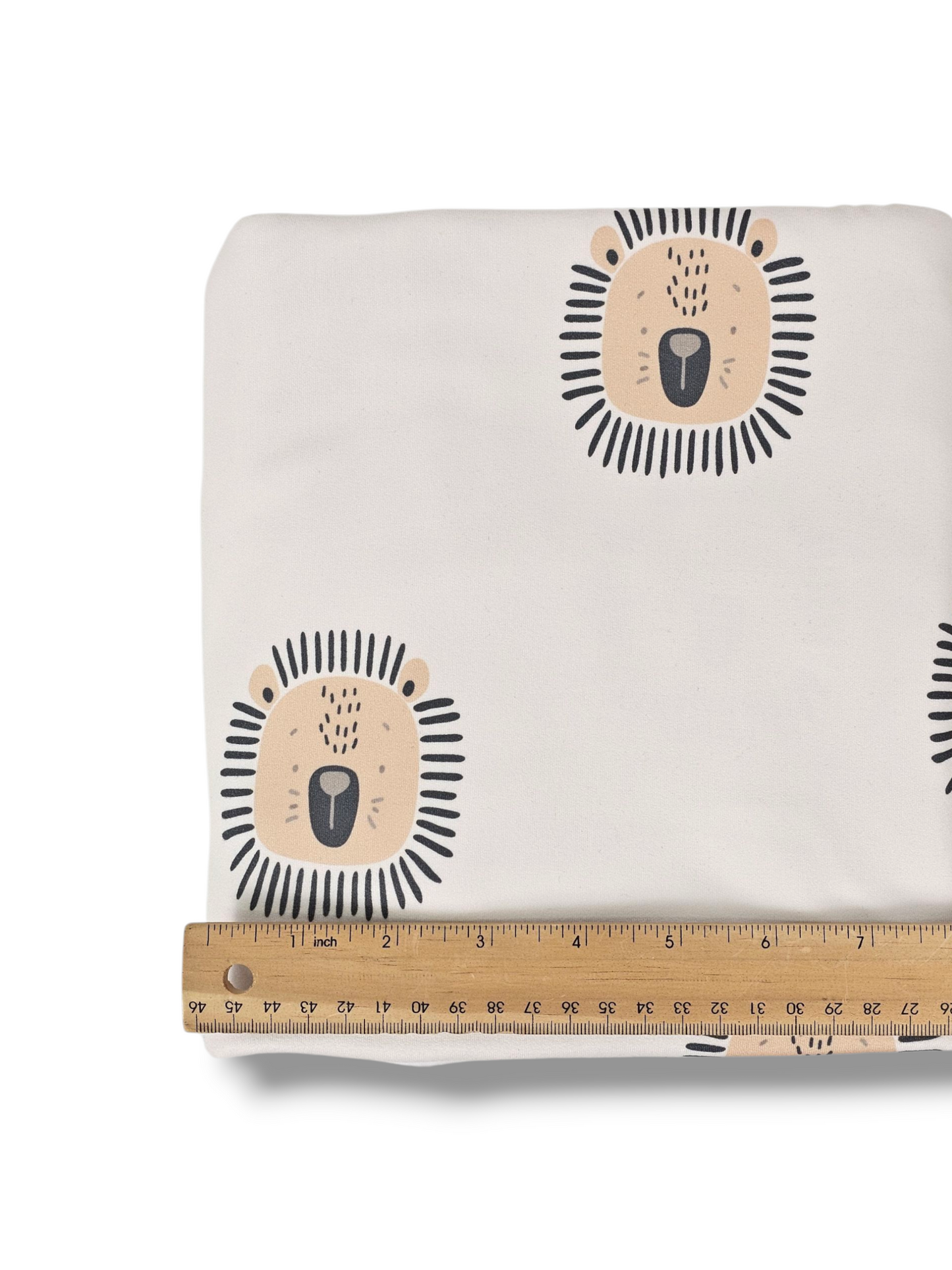 * Unique Design * Double Brushed Poly Little Lion Cream