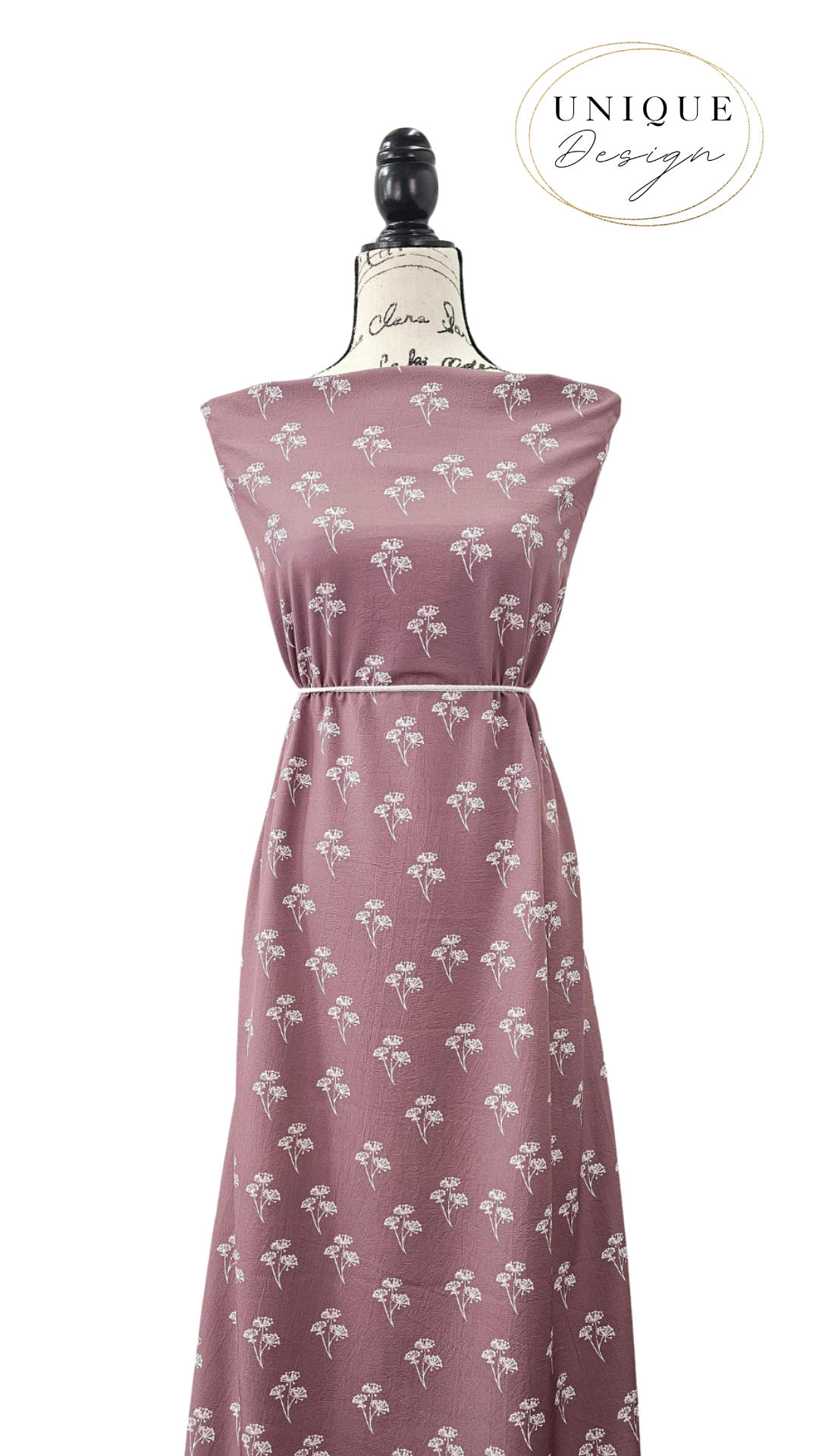 * Unique Design * Cloud Poly Pappus Blooms Dusty Mauve